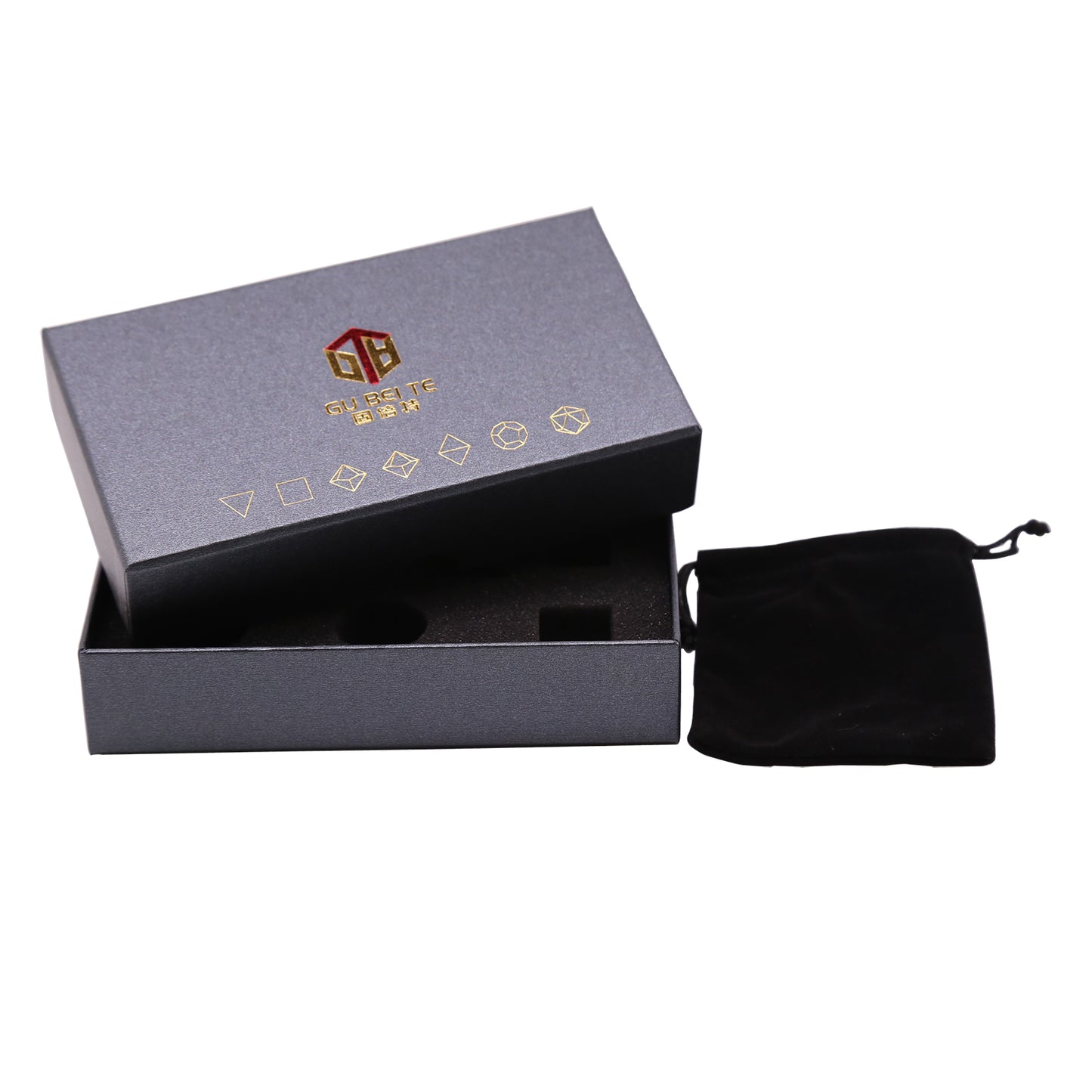 Juego de dados de dragón hueco de metal, cobre rojo antiguo