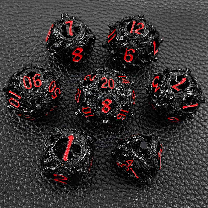 Meteor Hammer Metal dragon dice series