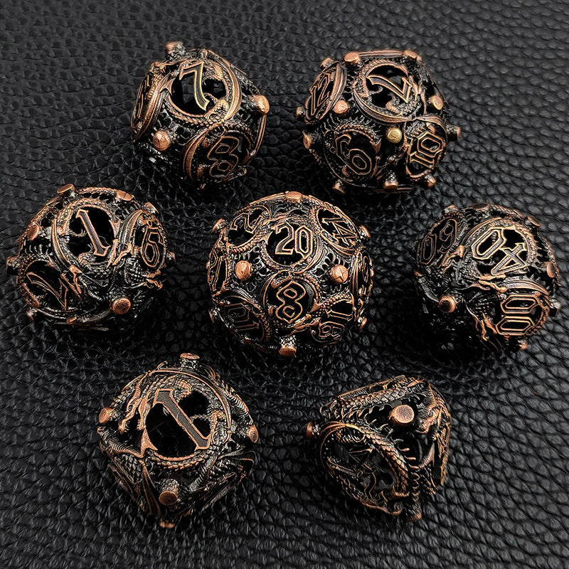 Meteor Hammer Metal dragon dice series