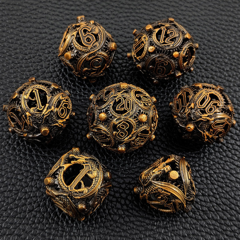 Meteor Hammer Metal dragon dice series