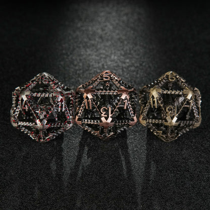 40mm Metal Hollow 3D Dragon Dice