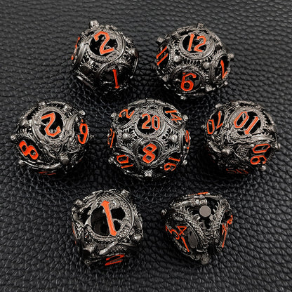 Meteor Hammer Metal dragon dice series