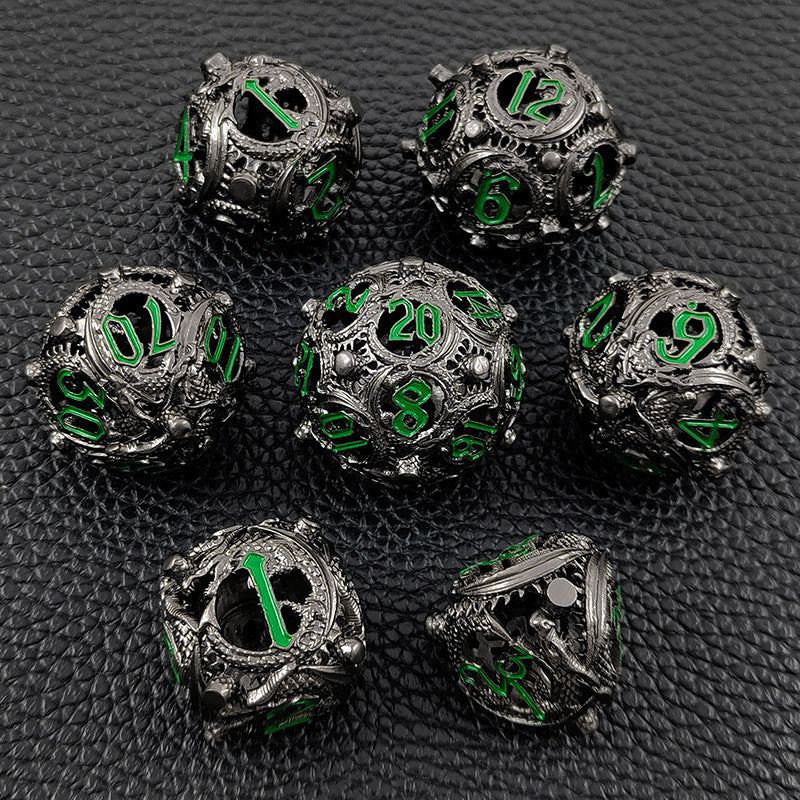 Meteor Hammer Metal dragon dice series