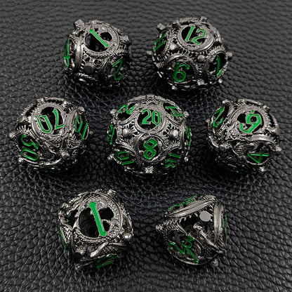 Meteor Hammer Metal dragon dice series