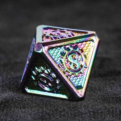 Metal Baldur's Gate dice set + Dazzling color