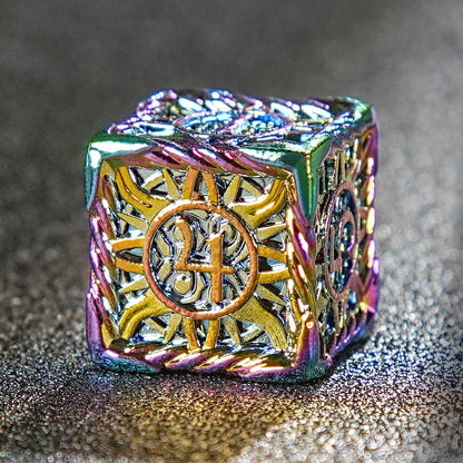 Metal Sun pattern dice series