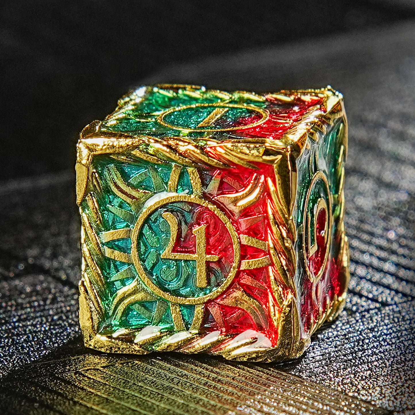 Metal Sun pattern dice series