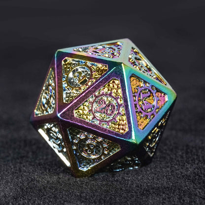 Metal Baldur's Gate dice set + Dazzling color