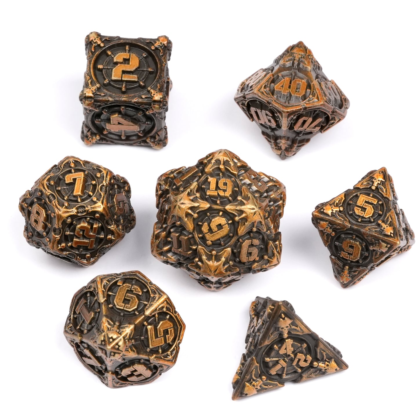 Metal Pirate ship dice series