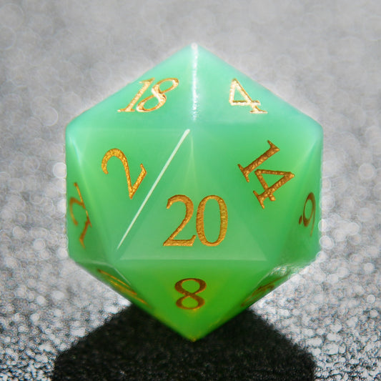 Green Protein Digital Gemstone Dice Set