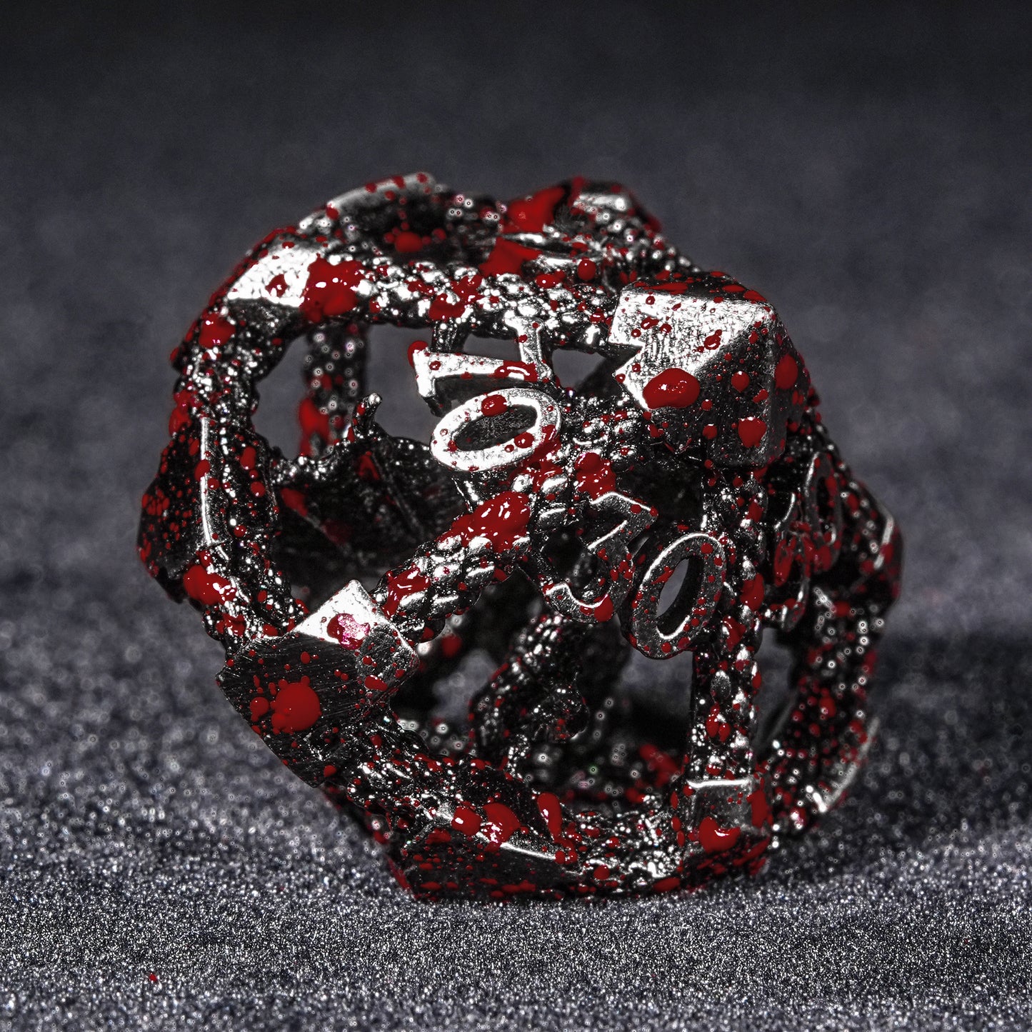 Metal Bloodstain Dragon Dice Set