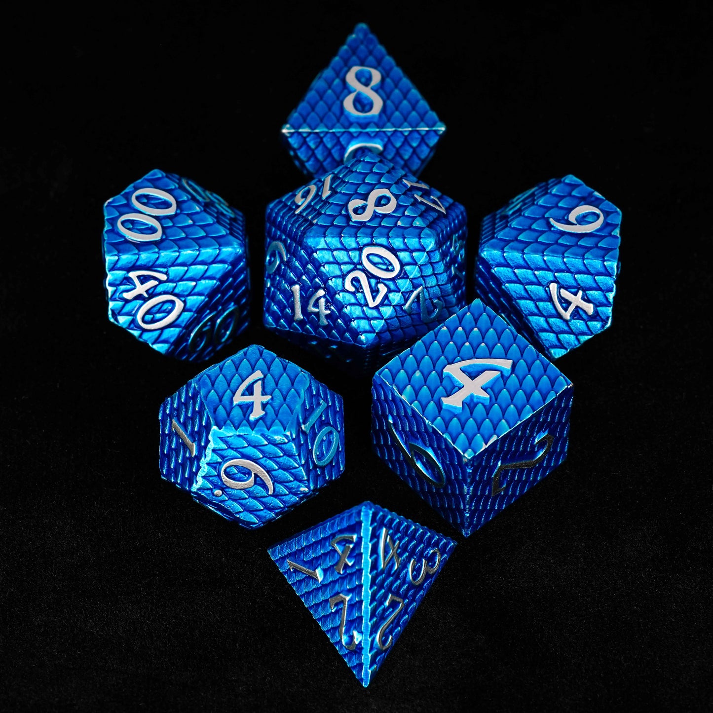 Dragon Pride dice set + blue