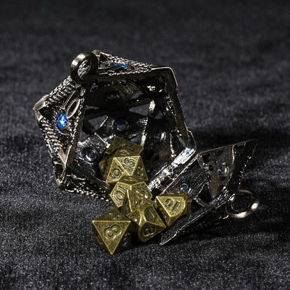 Sapphire metal dice cage