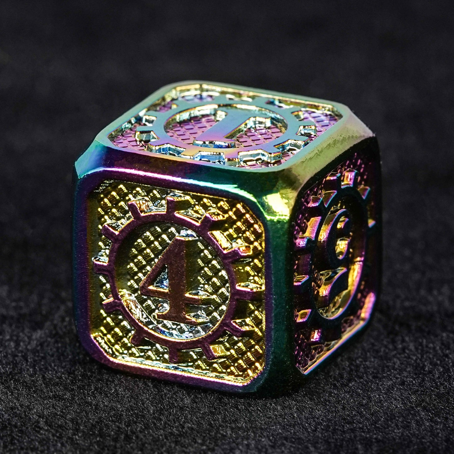 Metal Baldur's Gate dice set + Dazzling color