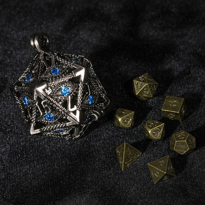 Sapphire metal dice cage