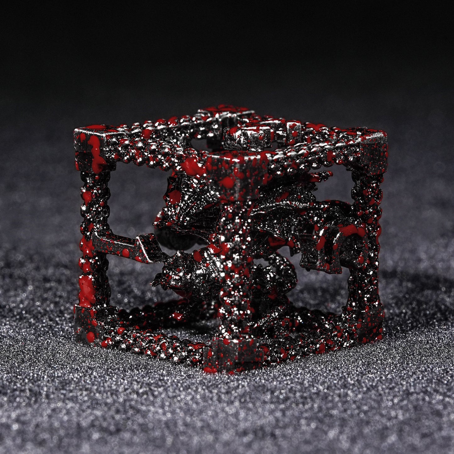 Metal Bloodstain Dragon Dice Set