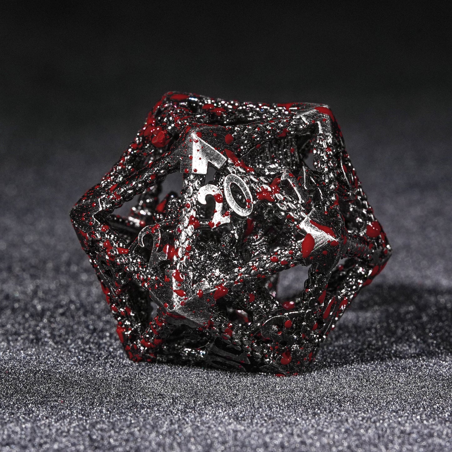 Metal Bloodstain Dragon Dice Set