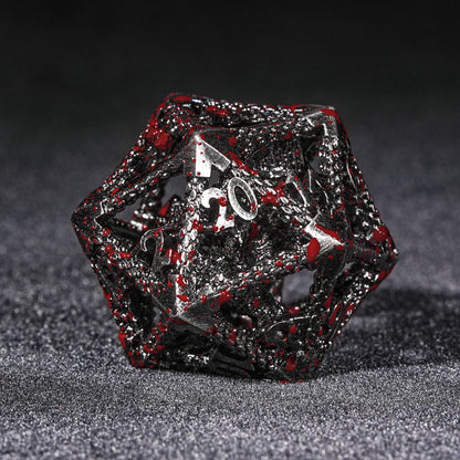 Metal Bloodstain Dragon Dice Set