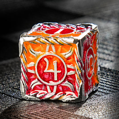 Metal Sun pattern dice series