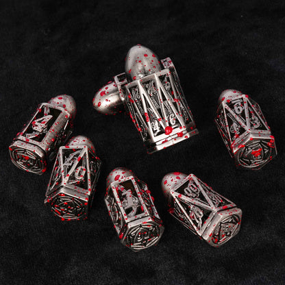 Bullet Storm Metal dice set + Blood