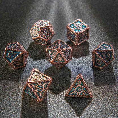 Metal Sun pattern dice series