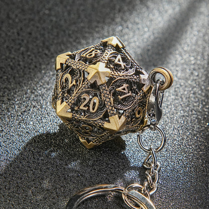 Metal super mini dice + bronze