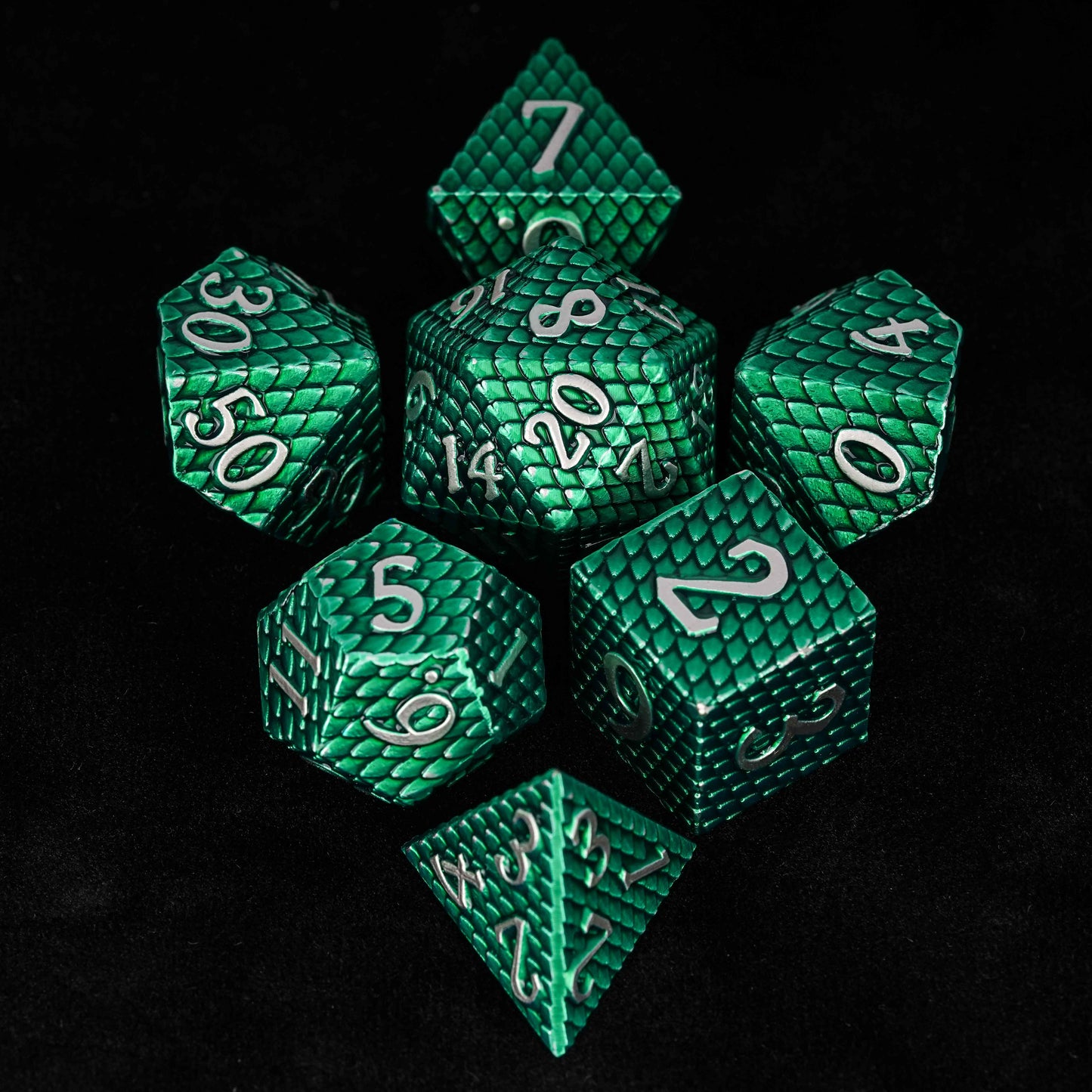 Dragon Pride dice set + green