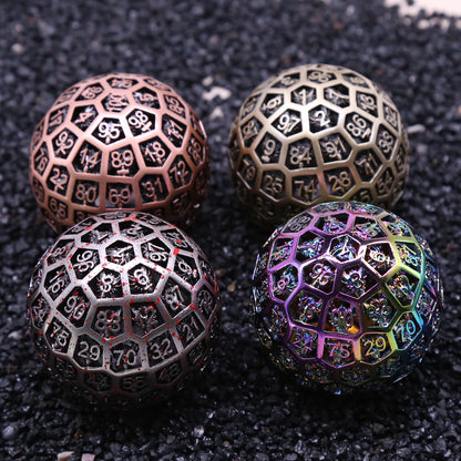 D100 Metal Hollow Giant Dice，Many Colors