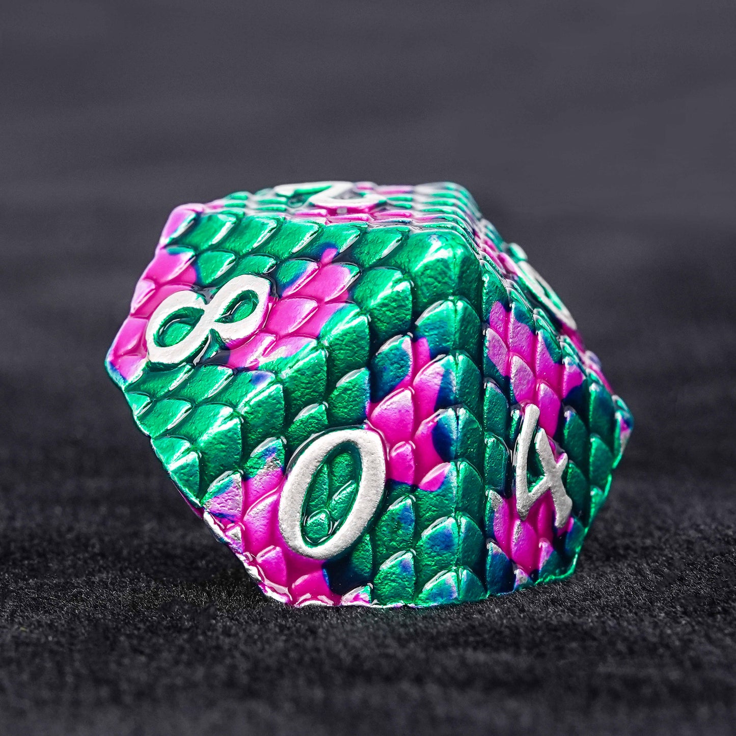 Dragon Pride Dice set + Green purple