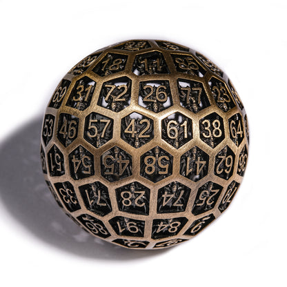 D100 Metal Hollow Giant Dice，Many Colors