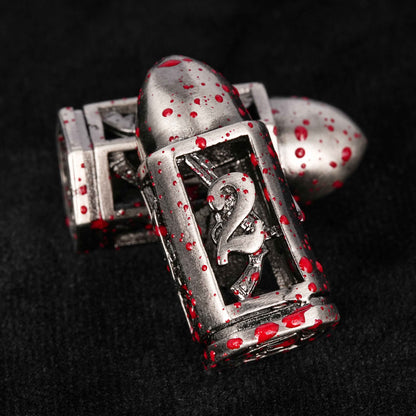 Bullet Storm Metal dice set + Blood