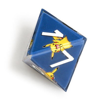 Pokémon Pikachu Würfelset aus massivem Kunstharz 