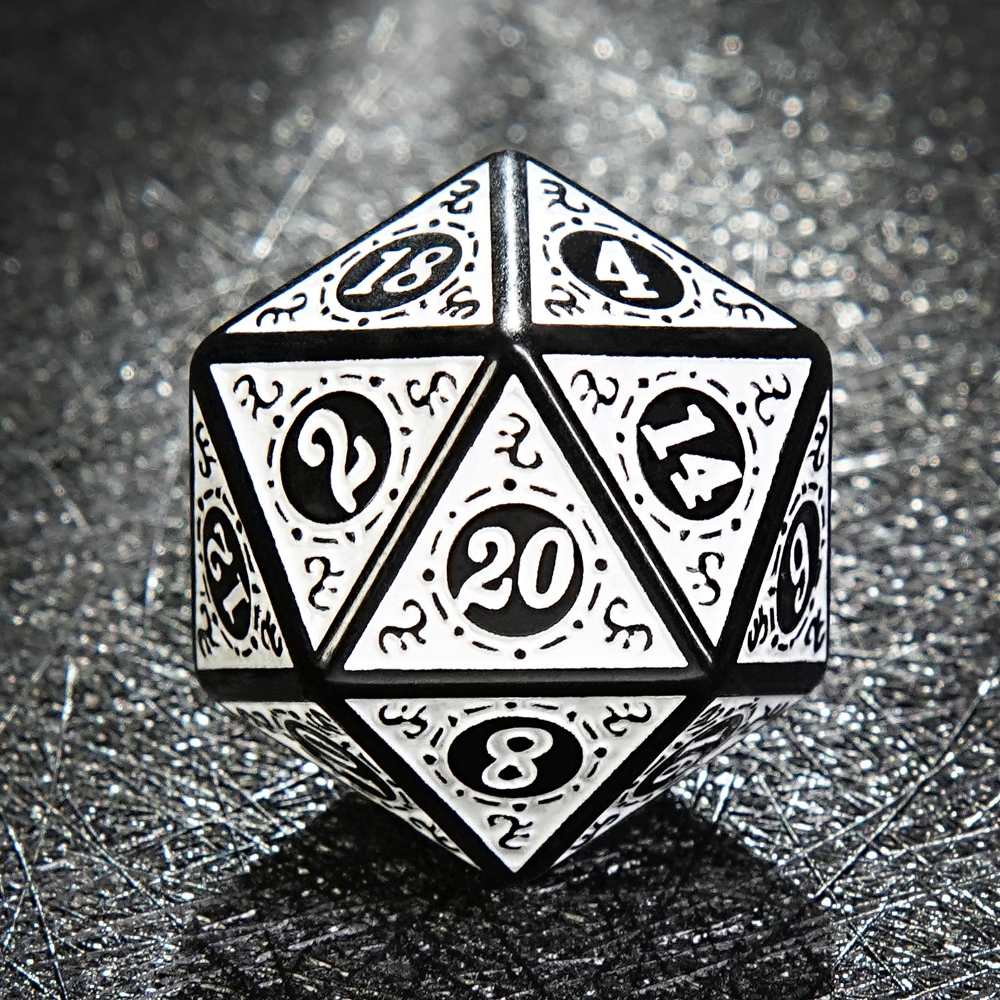 Carved Vintage Ancient Retro Pattern Dice Set