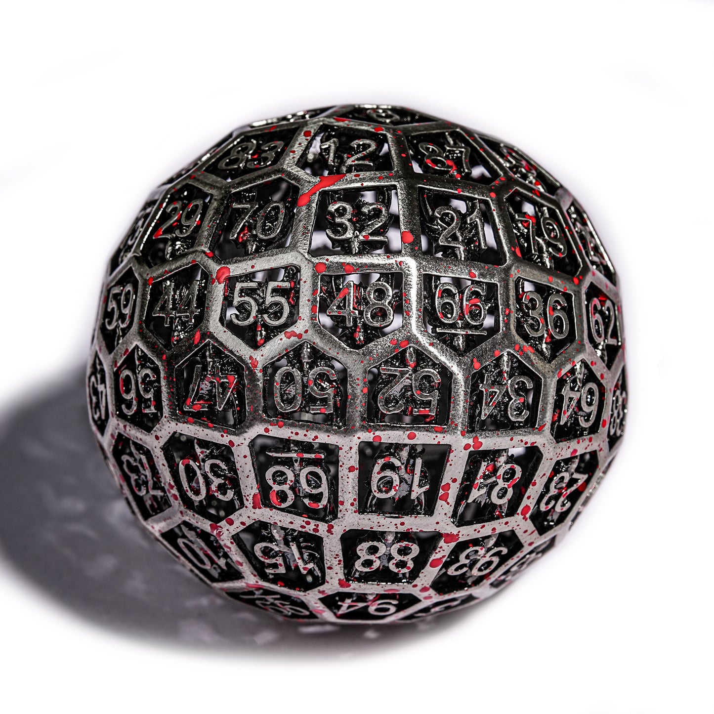 D100 Metal Hollow Giant Dice，Many Colors