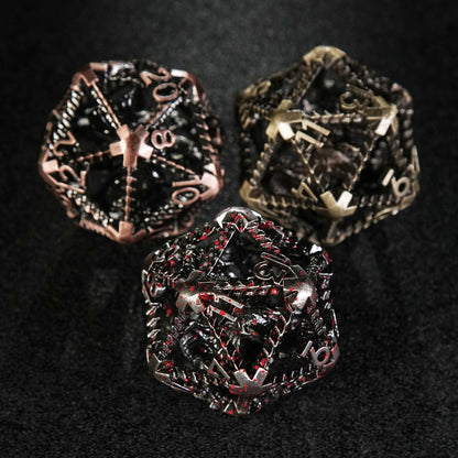 40mm Metal Hollow 3D Dragon Dice