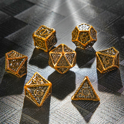 Metal Sun pattern dice series