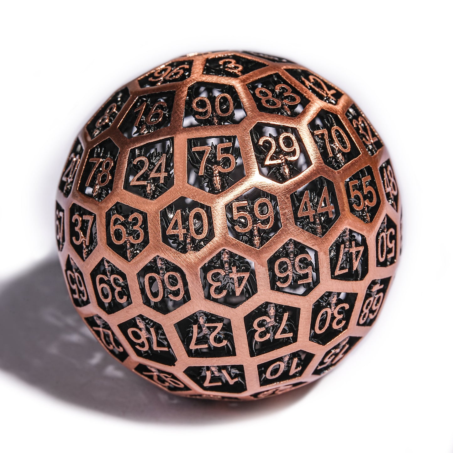 D100 Metal Hollow Giant Dice，Many Colors