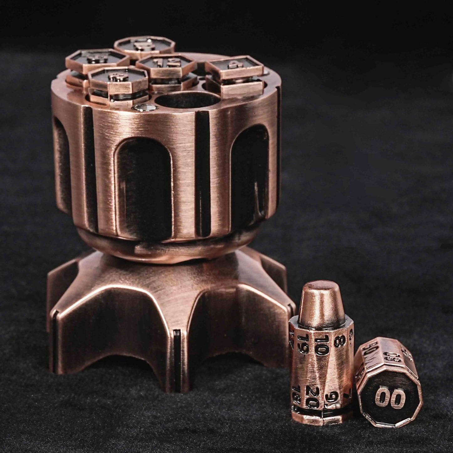 DND Metal Rocket Bullet Dice Set