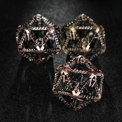 40mm Metal Hollow 3D Dragon Dice