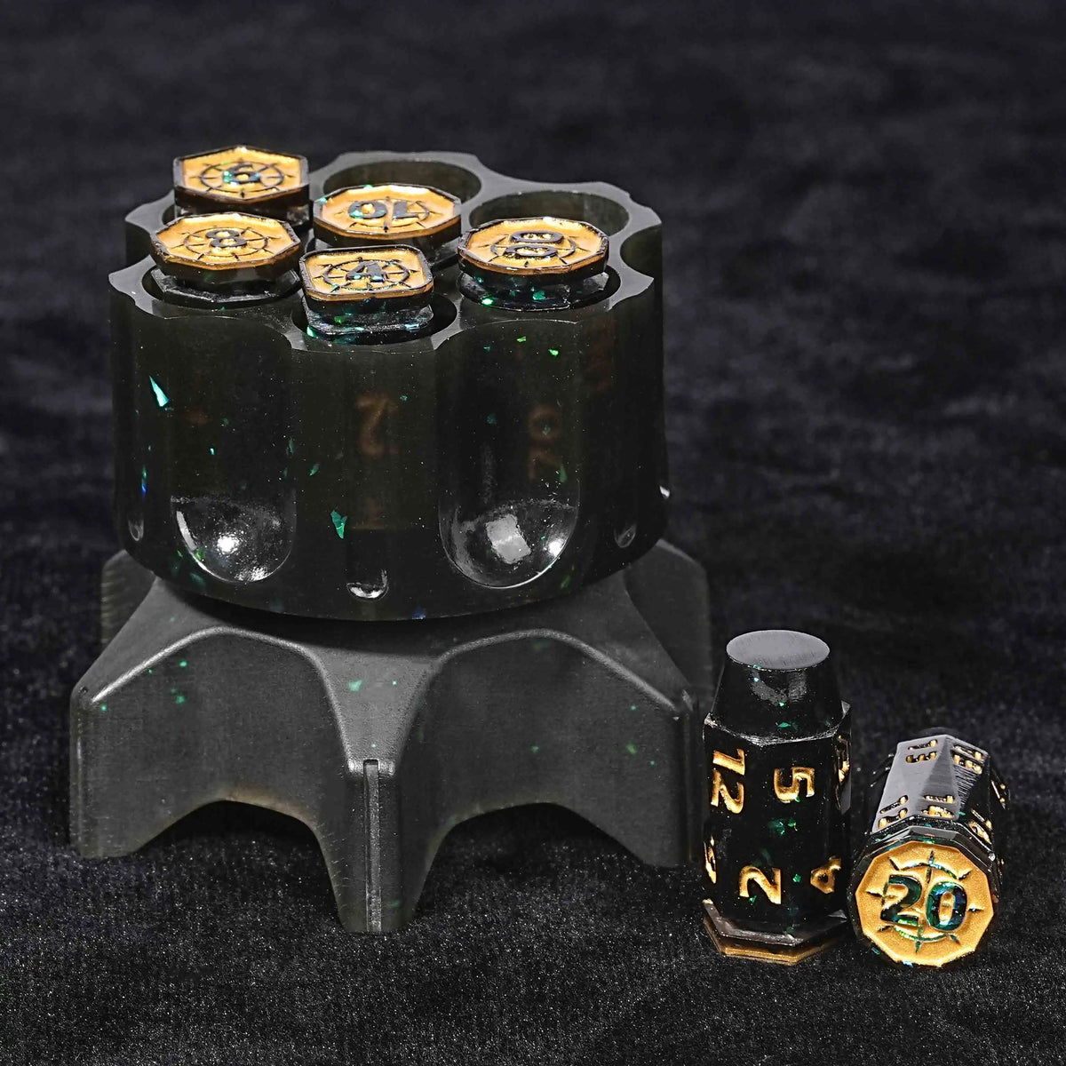 Dnd Magic Revolver Ghost's Revolver Magic: DND Resin Dice Set – GU BEI TE