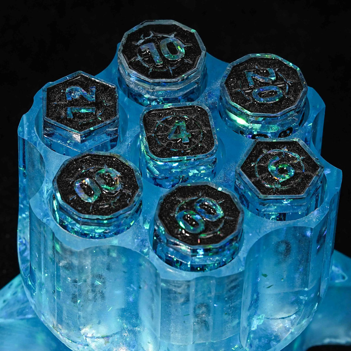 Dnd Magic Revolver Ghost's Revolver Magic: DND Resin Dice Set – GU BEI TE