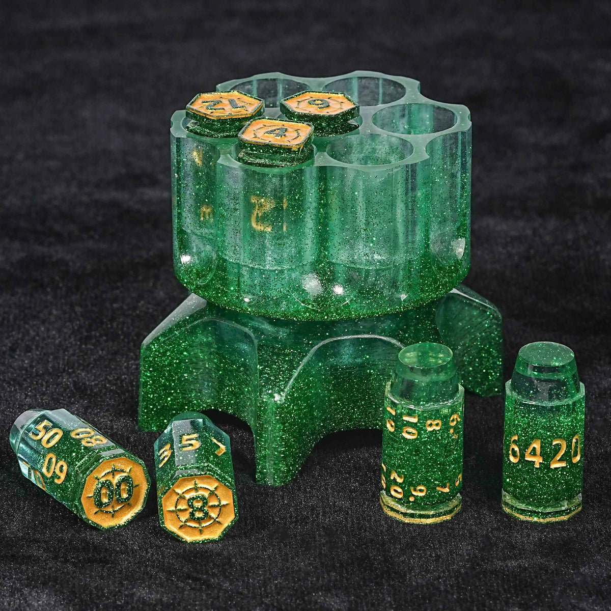 Dnd Magic Revolver Ghost's Revolver Magic: DND Resin Dice Set – GU BEI TE